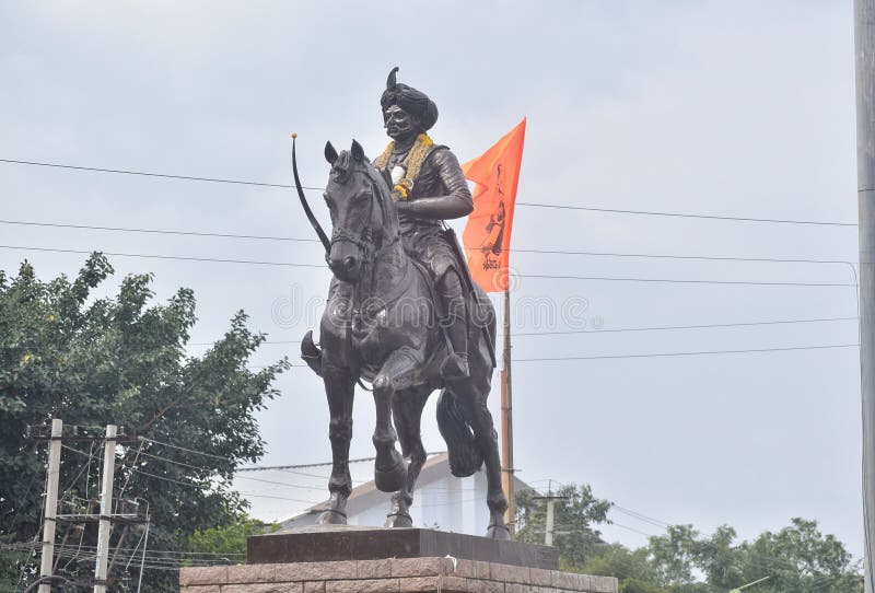 Equestrian bronze statue of Keladi Shivappa Nayaka