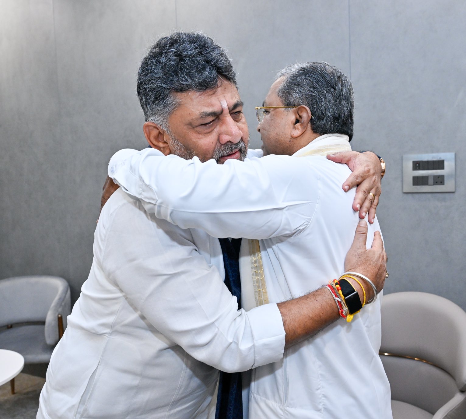 Siddaramaiah and D.K. Shivakumar leadership transition